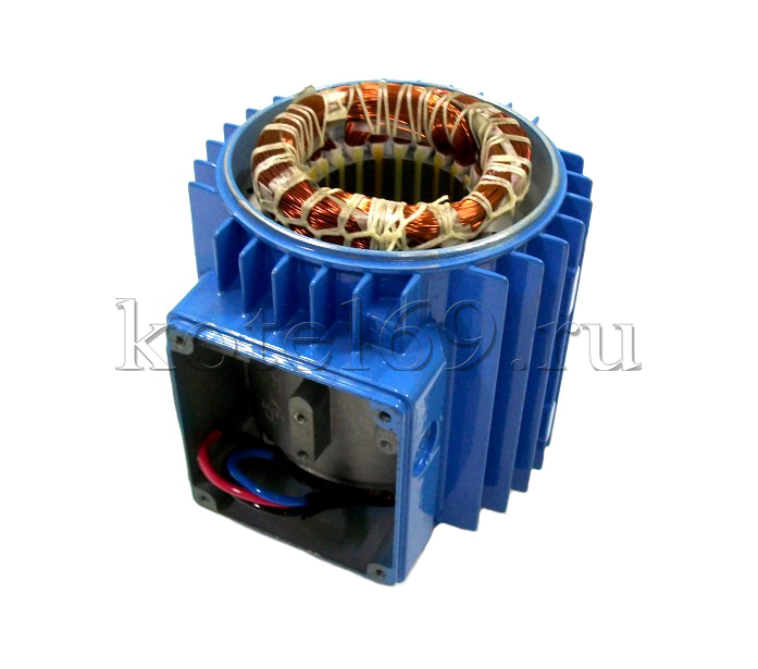Корпус двигателя с обмоткой (XKJ-80ES 0,37 кВт, HJ-370W RAL 5012) М3311, М344